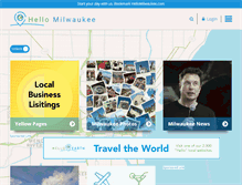Tablet Screenshot of hellomilwaukee.com
